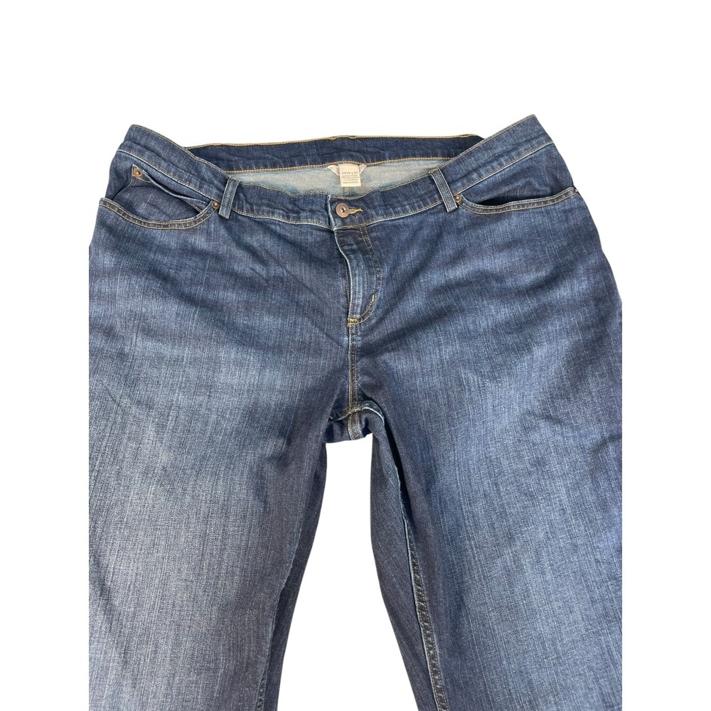 Duluth Trading Co Jeans Womens 24Wx31 Blue Denim Stretch Bootcut Leg Mid Rise - Picture 7 of 16